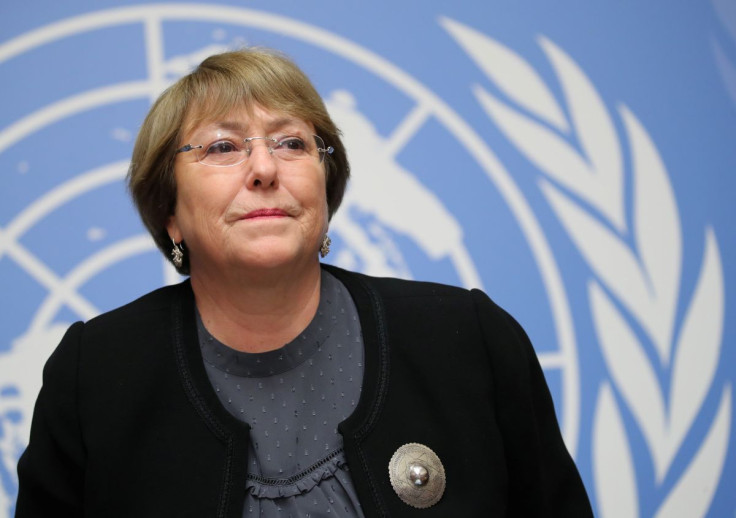 U.N. High Commissioner for Human Rights Michelle Bachelet attends a news conference at the United Nations in Geneva, Switzerland, December 5, 2018.  