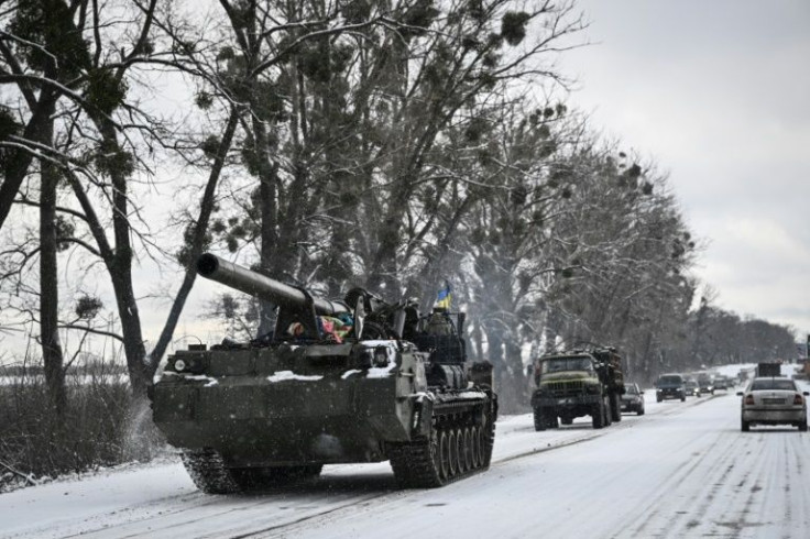 Tanks on the roads around Bila Tserkva are trying to keep Russian forces from fully surrounding Kyiv