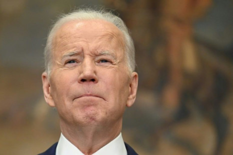 US President Joe Biden announces a ban on US imports of Russian oil and gas, March 8, 2022