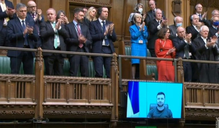 Zelensky said 'we will fight to the end' in a conscious echo of UK wartime leader Winston Churchill