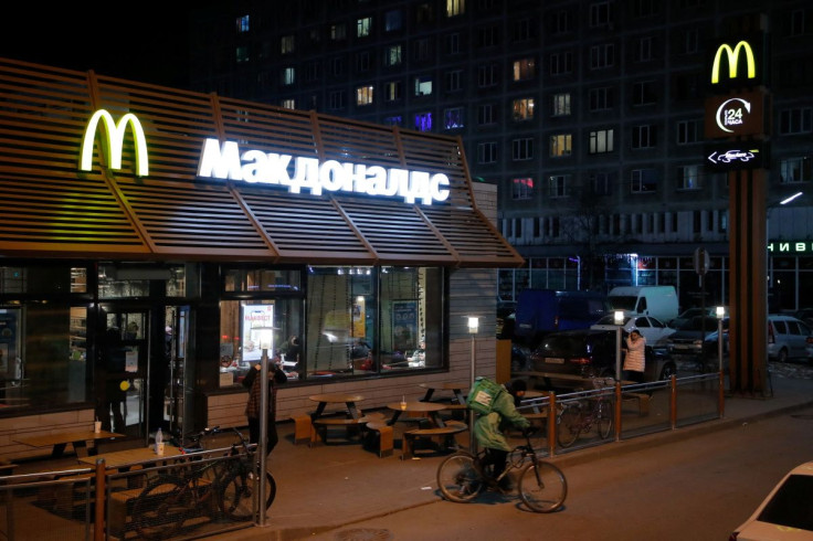 A view shows a McDonald's restaurant in Saint Petersburg, Russia March 8, 2022. 