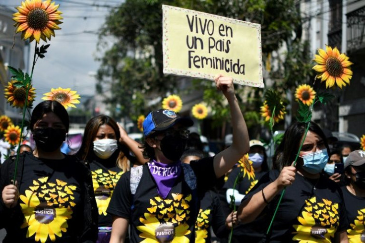 Hundreds protested in Guatemala City and marked five years since 41 girls died in a fire at a state-run shelter