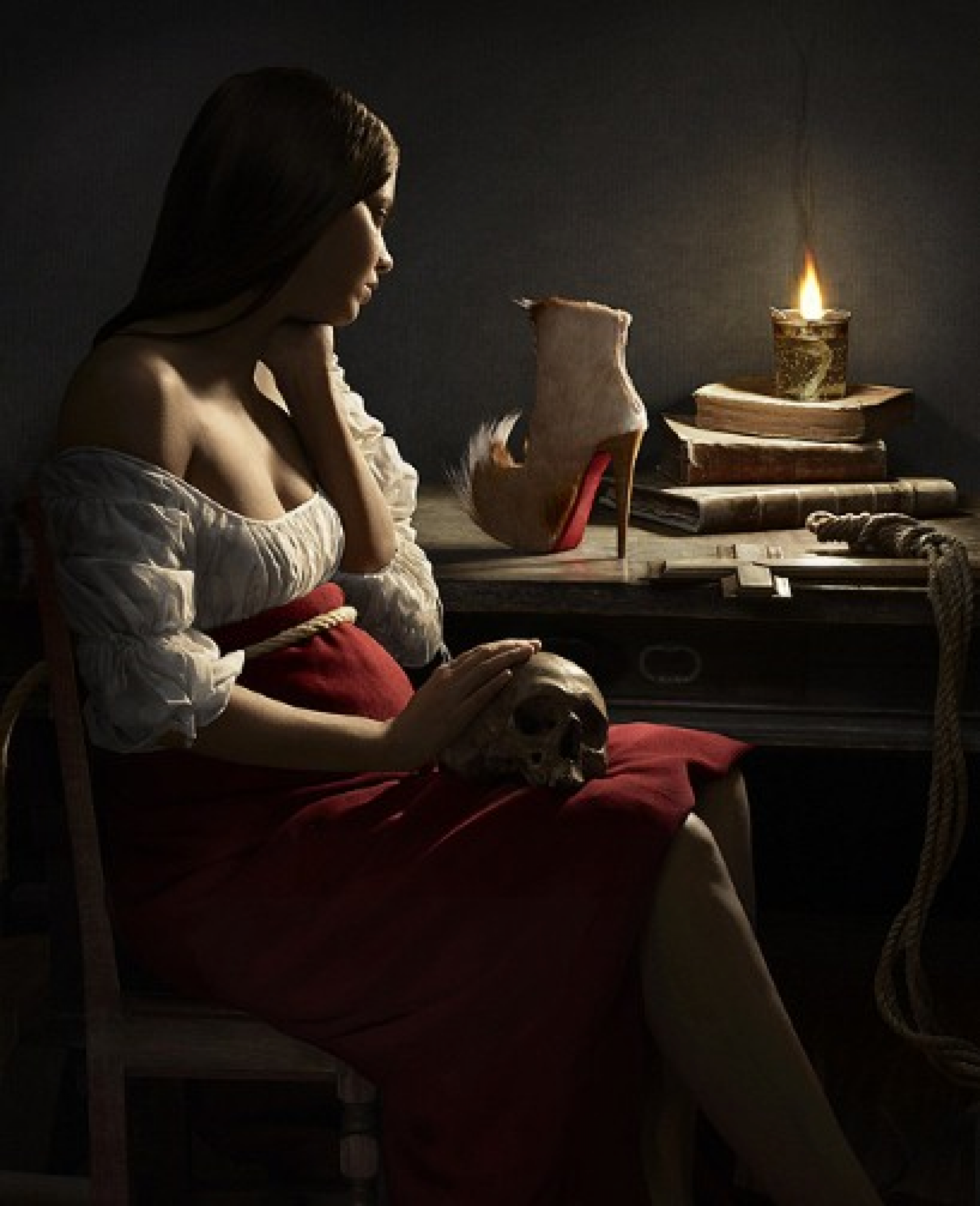 Georges de la Tours Magdalene and the Flame 