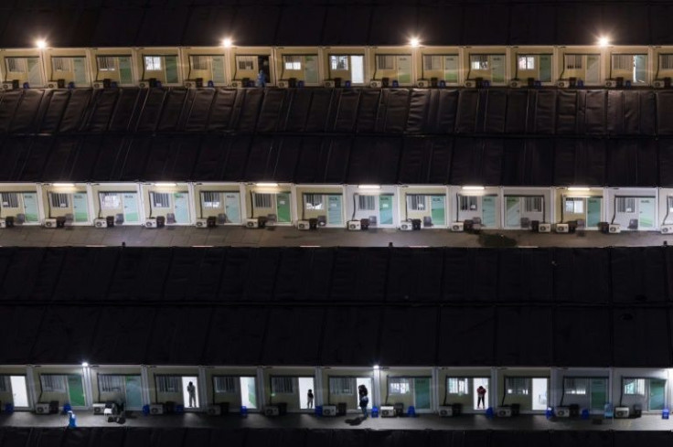 Covid patients with few or no symptoms are housed in temporary isolation facilities, although an HKU survey estimated about a quarter of the population had been infected so far