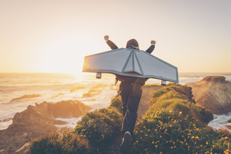 Business Boy with Jet Pack in California  - Social Capital