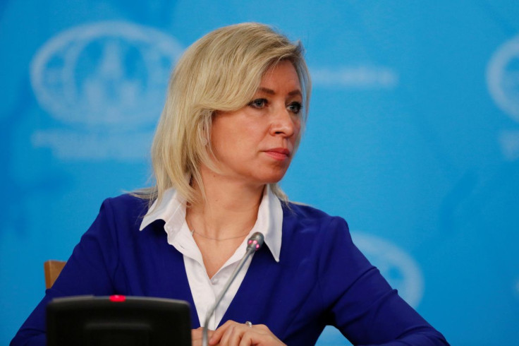 Russia's Foreign Ministry spokeswoman Maria Zakharova attends the annual news conference of acting Foreign Minister Sergei Lavrov (not pictured) in Moscow, Russia January 17, 2020. 
