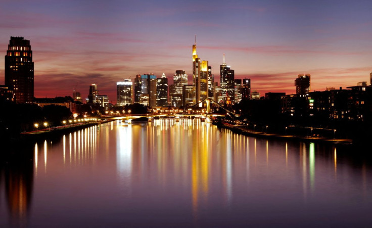 The skyline with the banking district is photographed in Frankfurt, Germany, September 22, 2021.