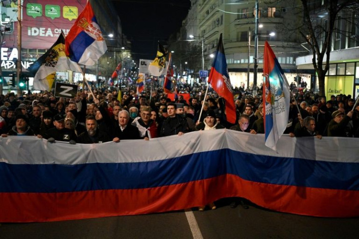 Serbians also share Russia's deep-seated animosity towards NATO