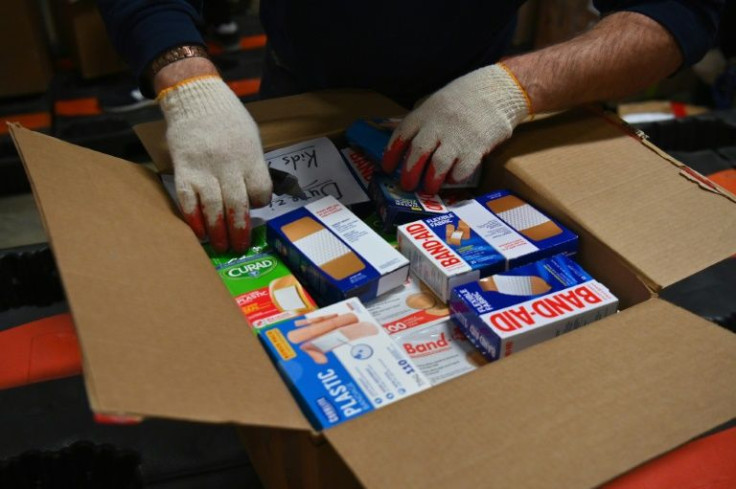 Bandages, compresses, suture threads, anti-burn ointments and painkillers are among the supplies needed