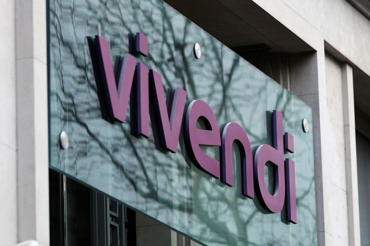 The logo of French media giant Vivendi is seen in Paris, France, January 31, 2022.
