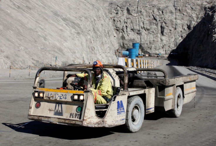 A worker drives a vehicle at Zimplats' Ngwarati Mine in Mhondoro-Ngezi May 30, 2014.