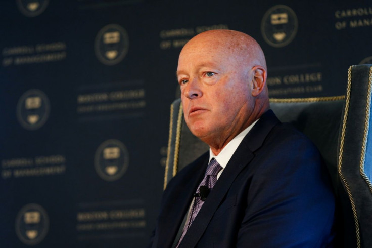 Walt Disney Company CEO Bob Chapek attends the Boston College Chief Executives Club luncheon in Boston, Massachusetts, U.S., November 15, 2021. 