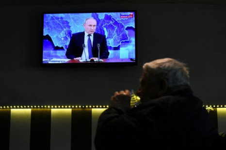 Russian state-controlled TV's news broadcasts are seen as the key domestic weapon for Moscow in an information battle