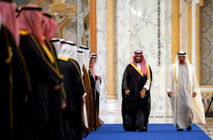 Saudi Crown Prince Mohammed bin Salman (MBS) (L) and Abu Dhabi Crown Prince Mohammed bin Zayed al-Nahyan (MBZ) are close