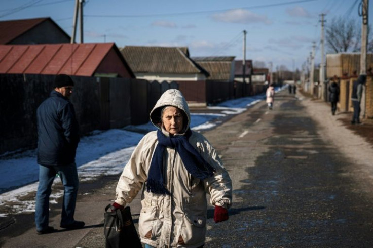 The village of Velyka Dymerka represents the no man's land between Russian positions and Kyiv's northeastern edge