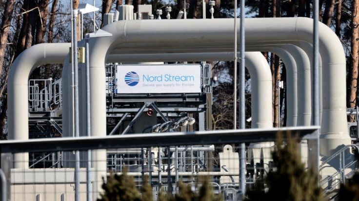 Pipes at the landfall facilities of the 'Nord Stream 1' gas pipeline are pictured in Lubmin, Germany, March 8, 2022. 