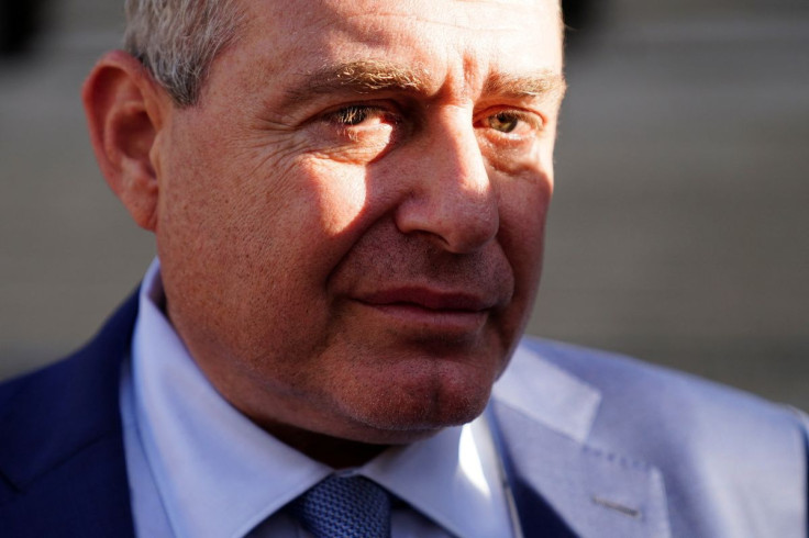 Lev Parnas, Ukrainian-American businessman and former Giuliani associate is pictured leaving the United States Court following a guilty verdict in his court case in the Manhattan borough of New York City, New York, U.S. October 22, 2021.  