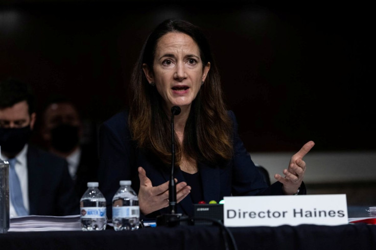 U.S. Director of National Intelligence Avril Haines testifies during a Senate Armed Services hearing to examine worldwide threats on Capitol Hill, Washington, U.S., April 29, 2021. Graeme Jennings/Pool via REUTERS