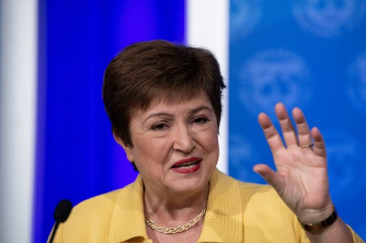 IMF Managing Director Kristalina Georgieva has warned that Russia is "moving into a deep recession"
