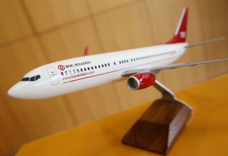 A BoC Aviation model plane is seen at their office in Singapore in this May 16, 2016 photo illustration.