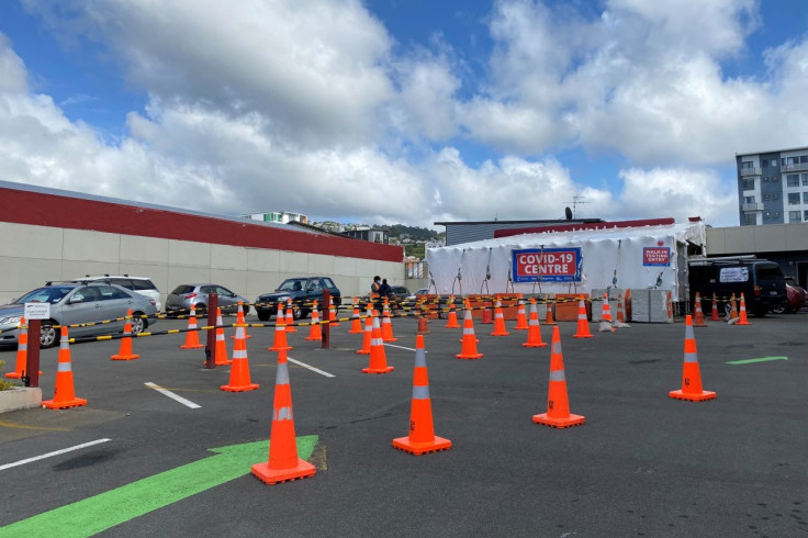 A testing site for the coronavirus disease (COVID-19) is seen in Wellington, New Zealand, March 11, 2022. 