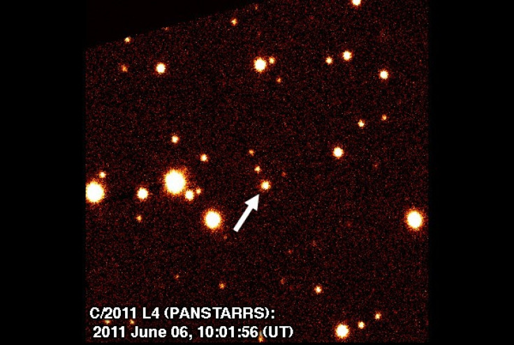 Discovery image of the newfound comet C/2011 L4 (PANSTARRS)