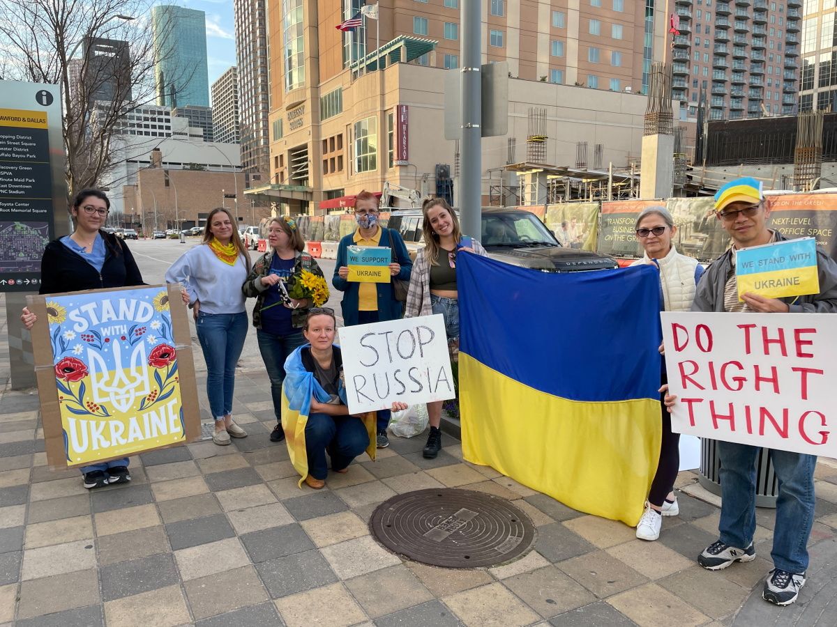 Protesters At Energy Conference Find Support For Their Cause Ukraine
