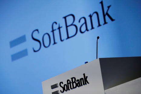 SoftBank Corp's logo is pictured at a news conference in Tokyo, Japan, Feb. 4, 2021. 