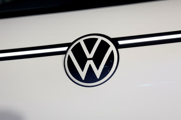 The ID. Buzz, iconic vehicle of the Volkswagen brand, is seen during its world premiere in Paris, France, March 9, 2022.