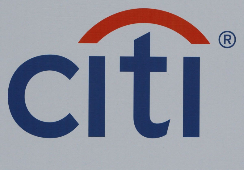 The logo of Citibank is seen on a board at the St. Petersburg International Economic Forum 2017 (SPIEF 2017) in St. Petersburg, Russia, June 1, 2017. 