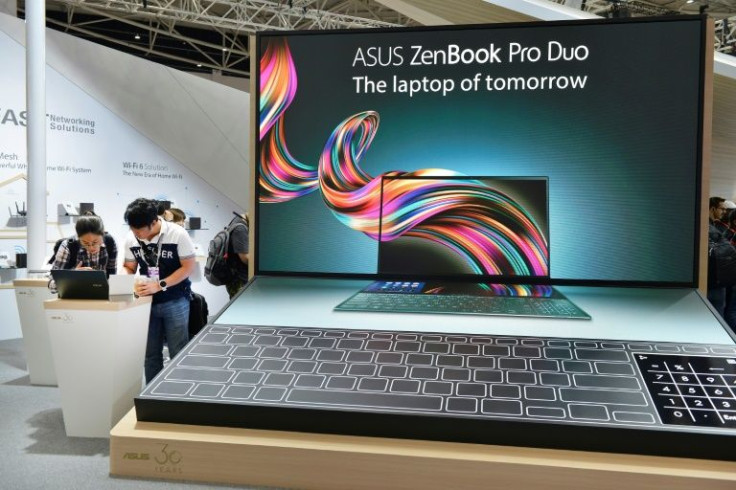 An ASUS booth at a Taipei exhibition