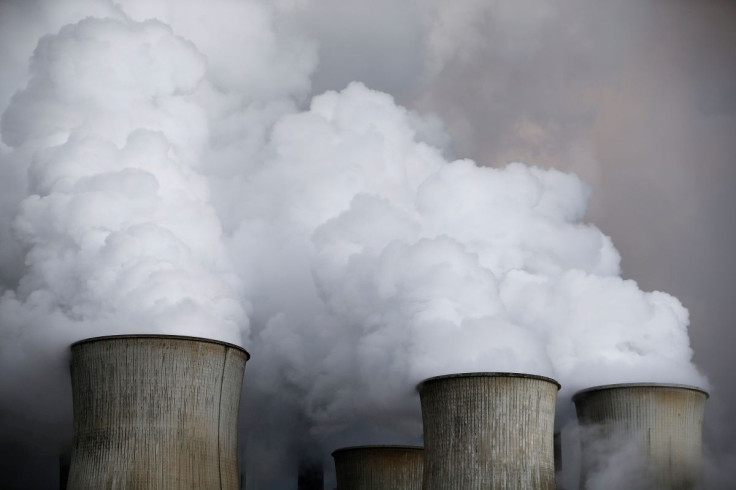 Steam rises from the cooling towers of the coal power plant of RWE, one of Europe's biggest electricity and gas companies in Niederaussem, Germany,  March 3, 2016.    