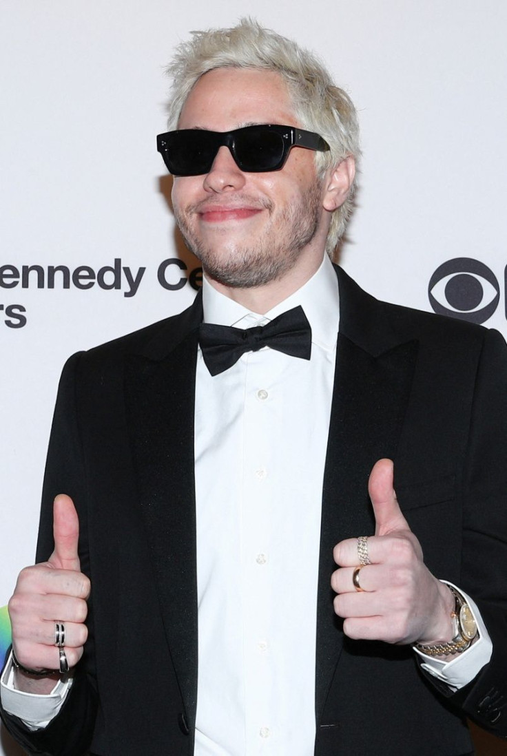 Pete Davidson poses at the red carpet of the 44th Kennedy Center Honors, at the John F. Kennedy Center for the Performing Arts in Washington, U.S, December 5, 2021. 