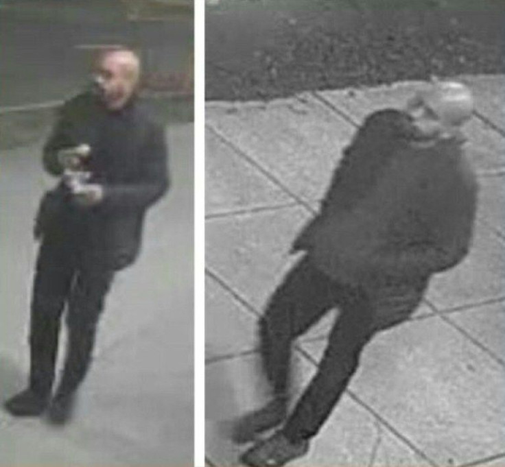 A handout screen grab released by the Washington police department of the suspect targeting homeless men
