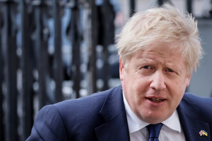 Johnson has had to defend the UK from criticism over its policy towards those fleeing the violence in Ukraine