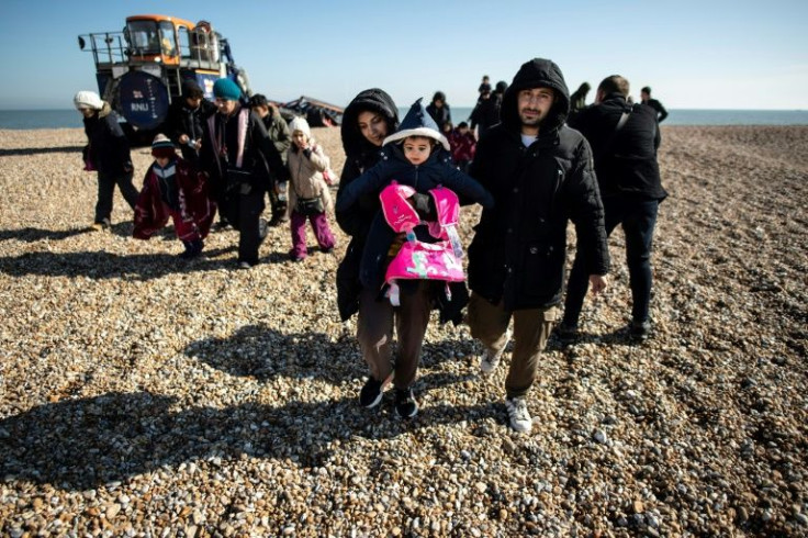 The scheme contrasts that with the treatment of migrants who cross the Channel on small boats