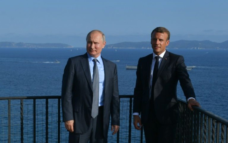 Macron invited Putin to his summer holiday residence in the south of France in August 2019.