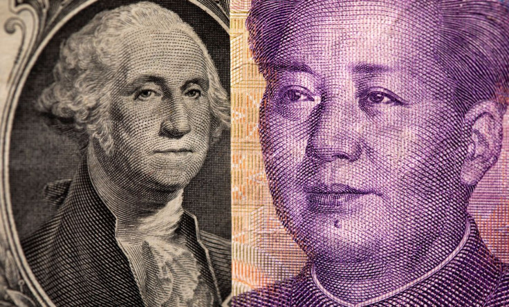 U.S. one dollar and Chinese Yuan are seen in this illustration taken May 7, 2021.
