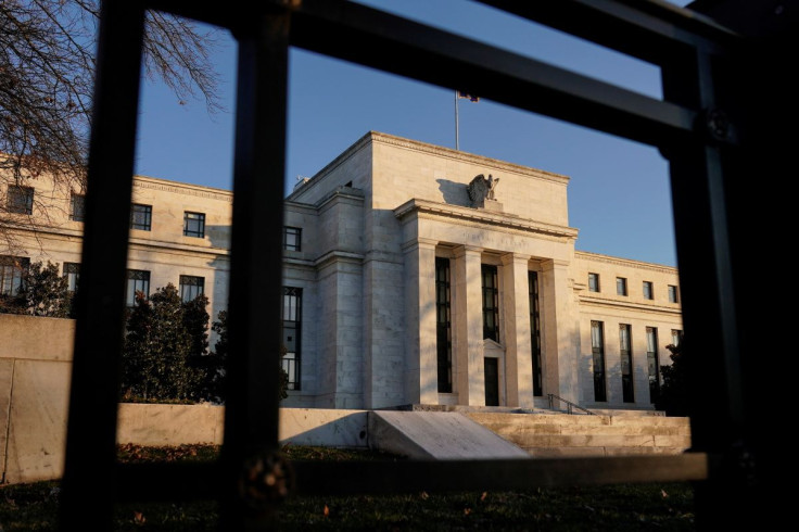 The Federal Reserve building is seen before the Federal Reserve board is expected to signal plans to raise interest rates in March as it focuses on fighting inflation in Washington, U.S., January 26, 2022. 