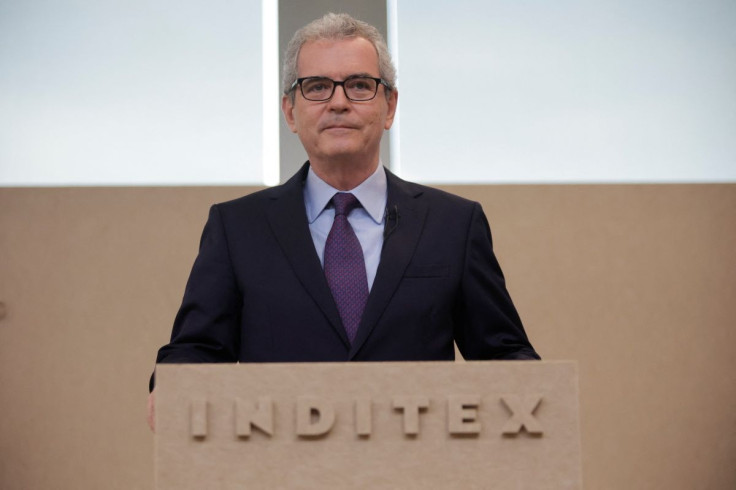 Inditex Chairman and Chief Executive Pablo Isla attends a news conference at a Zara factory, the headquarters of Inditex group, in Arteixo, near A Coruna, Spain, March 16, 2022. 