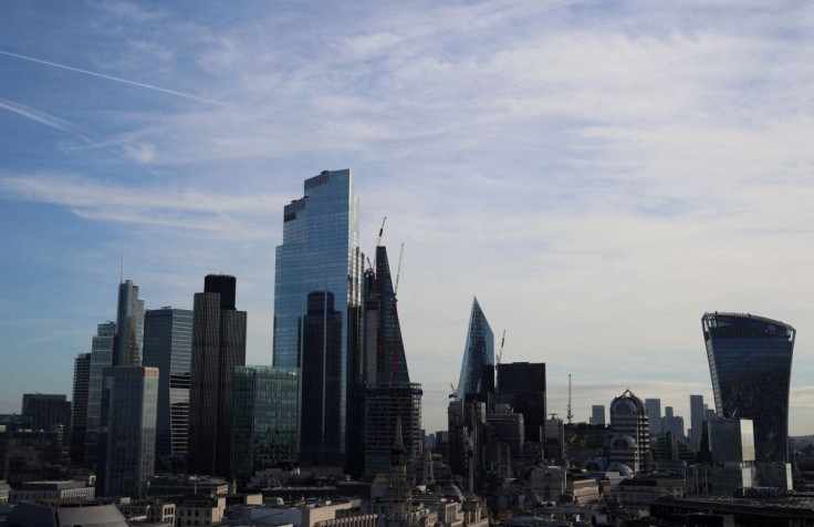 The City of London financial district is seen in London, Britain, October 22, 2021.