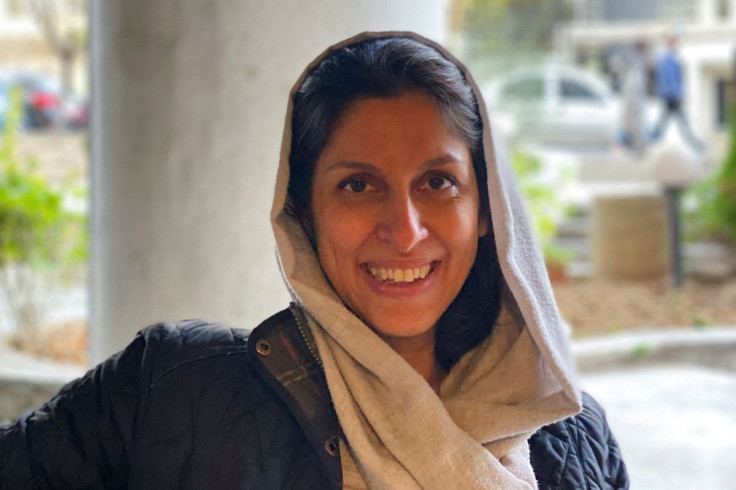 A British-Iranian aid worker, Nazanin Zaghari-Ratcliffe, poses for a photo after she was released from house arrest in Tehran, Iran March 7, 2021. Zaghari family/WANA/Handout via 