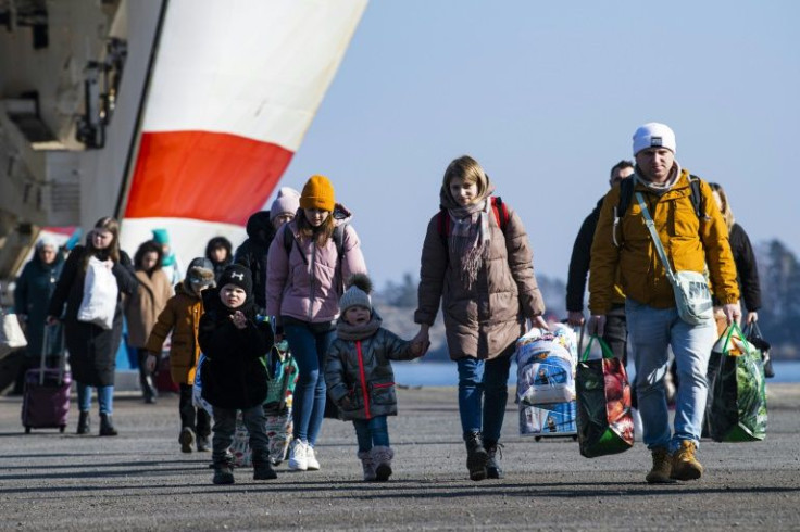 Thousands of Ukrainians have arrived in the towns of Trelleborg, Ystad, Karlskrona and Nynashamn by sea since the beginning of Russia's invasion of Ukraine three weeks ago