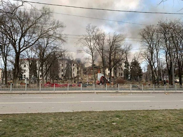 Ukraine accused Russia of bombing the theatre where hundreds of people were reportedly sheltering