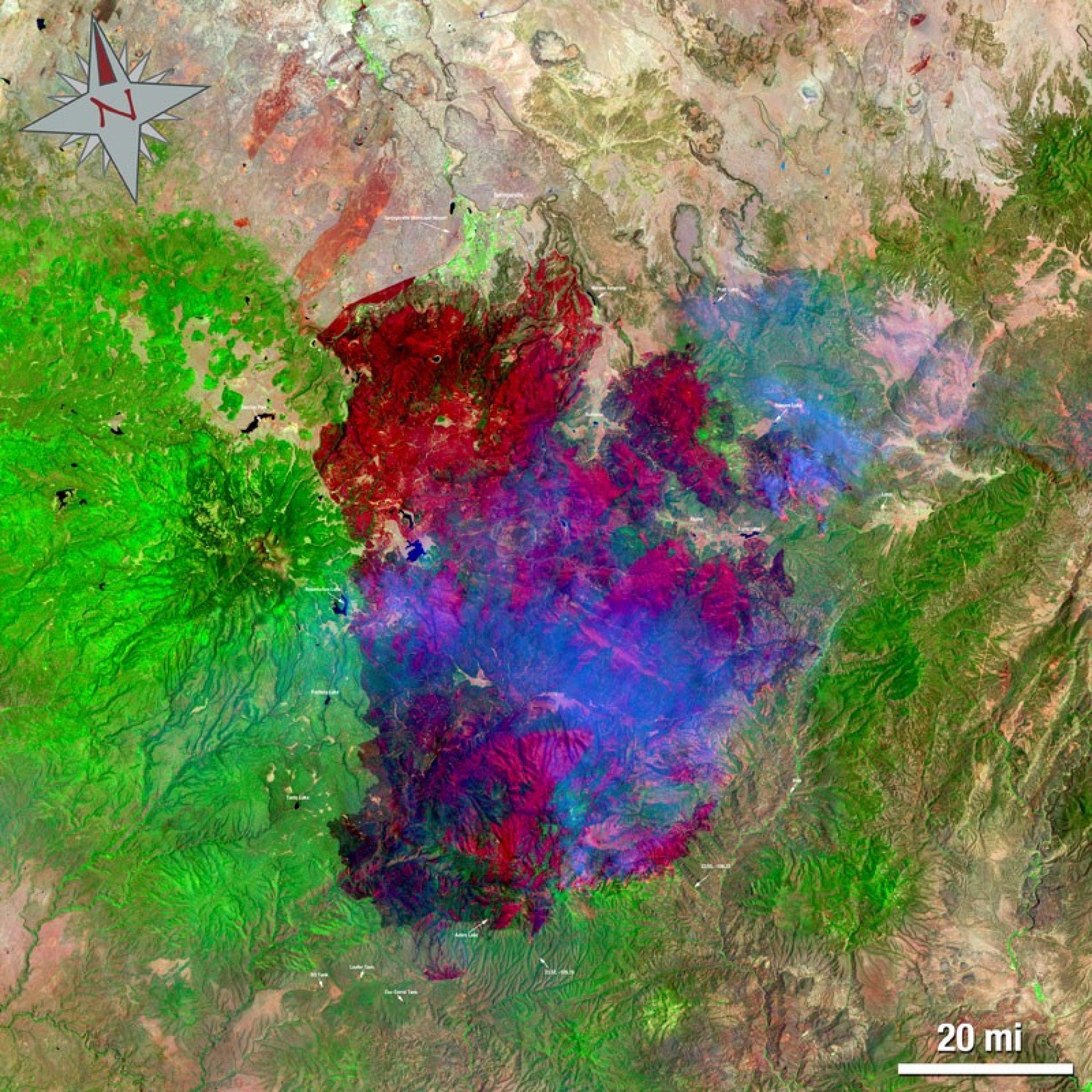 How NASA satellite images helped fight Arizona wildfire