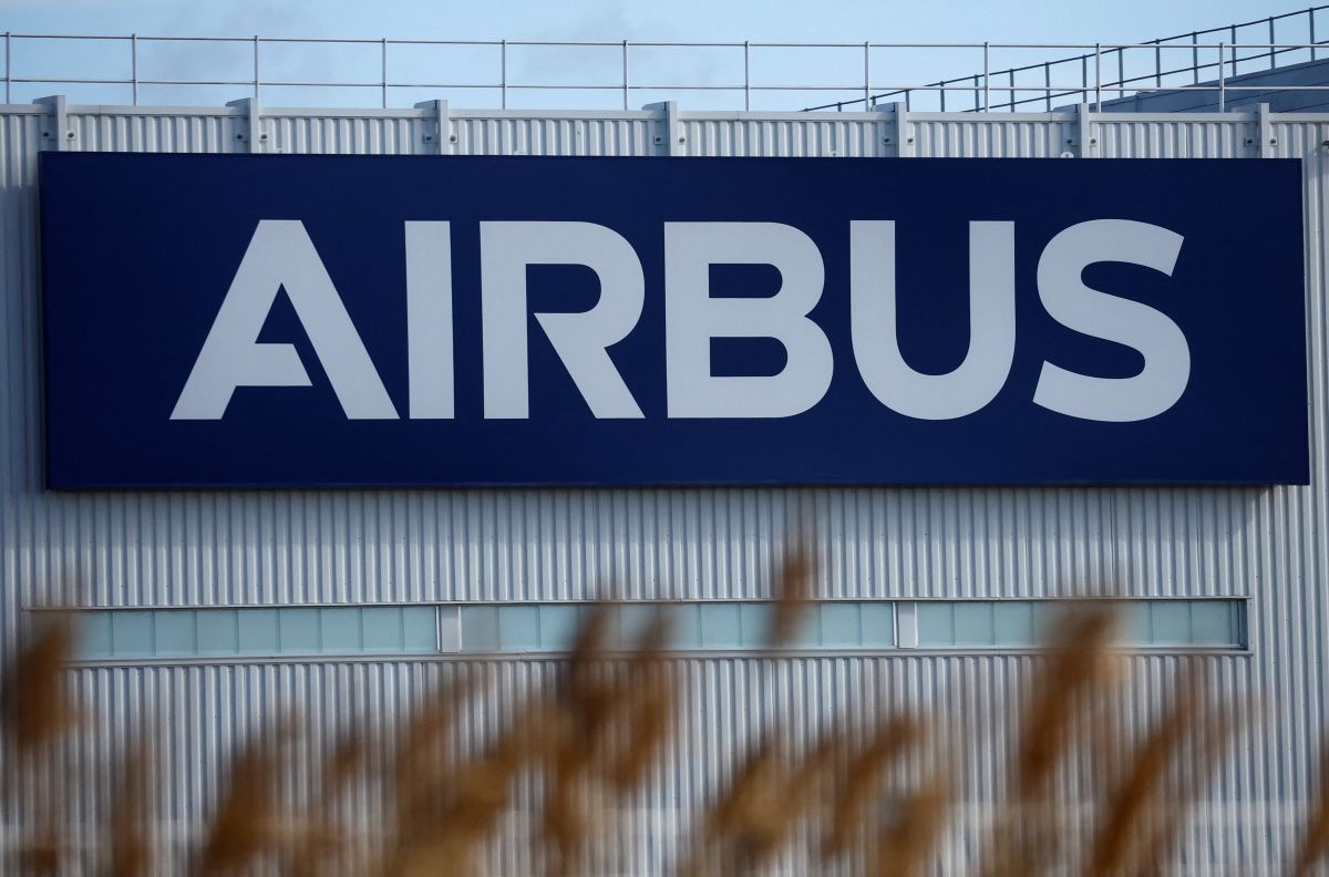 Airbus Wins Engine Maker Backing For 2024 Jet Output IBTimes   Logo Airbus Picuted Airbus Facility Montoir De Bretagne Near Saint Nazaire France March 4 