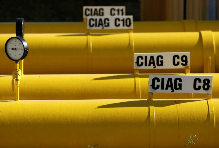 A gas installation is pictured at a Gaz-System gas compressor station in Rembelszczyzna, outside Warsaw October 13, 2010. 