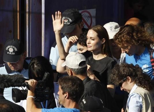 Angelina Jolie, refugee advocate