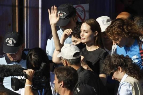 Angelina Jolie, refugee advocate