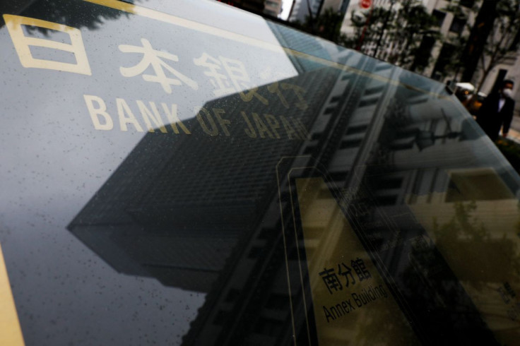 A view of signage outside the headquarters of Bank of Japan amid the coronavirus disease (COVID-19) outbreak in Tokyo, Japan, May 22, 2020.